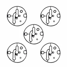 5 PACK Carburetor Bowl Gasket for 698781 Nikki Carb