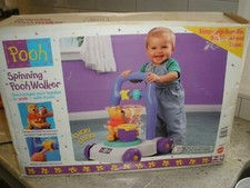ULTRA RARE NEW NOS Mattel Spinning Pooh Walker 14877