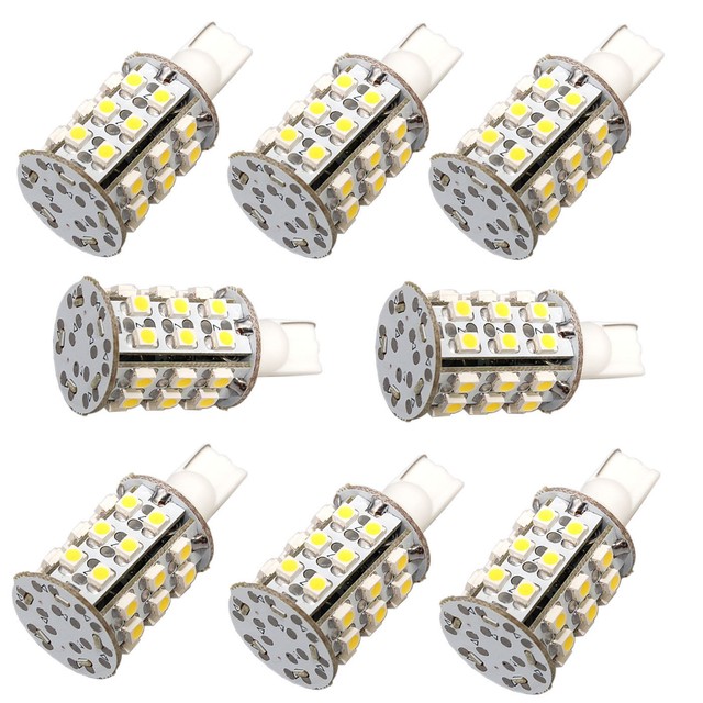 8 Pack HQRP T10 W5W 194 168 LED Bulbs Warm White For 280 1250 1252 8-pack-hqrp-t10-w5w-194-168-led-bulbs-warm-white-for-280-1250-1252