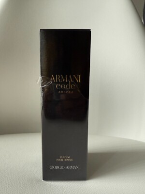 Giorgio Armani Code Absolu 3.7 oz EDP Spray for Men *discontinued* *see descr*