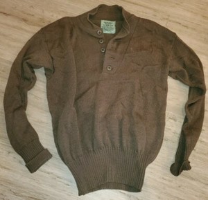 us army 5 button sweater