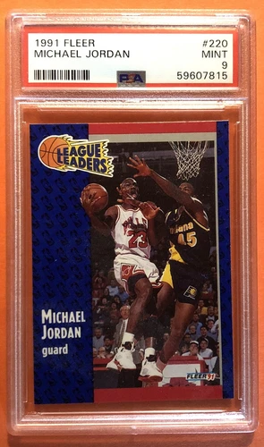 1991 FLEER MICHAEL JORDAN #220 PSA 9 MINT 59607815