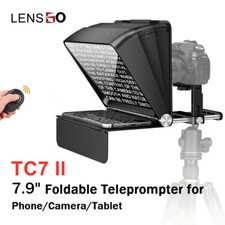 LENSGO TC7 II 7.9" Portable Teleprompter Reader For Camera DSLR Tablet iPhone