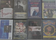 Bulk Lot Of 8 x MAGIC DVDs As Pictured Magician Trick Instructional Tuition M19