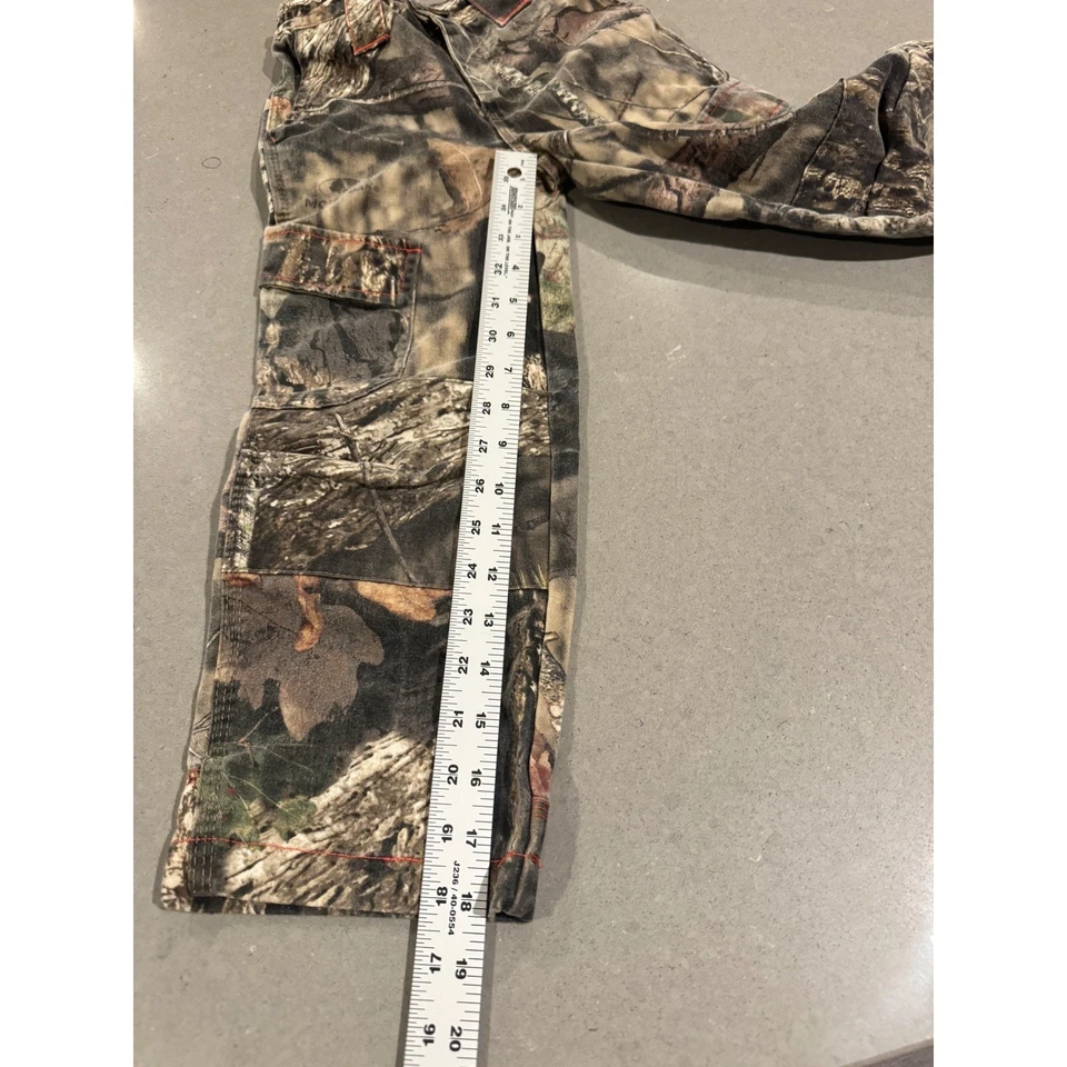 Pantalones cargo camuflados de roble musgo para niños talla 6-7 caza al aire libre Realtree Foto 3 de 4
