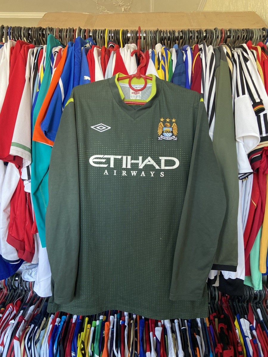 MANCHESTER CITY 2011 2012 GOALKEEPER FOOTBALL SHIRT SOCCER JERSEY