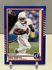 2025 Panini Donruss - Greg Dortch #164 Press Proof Blue