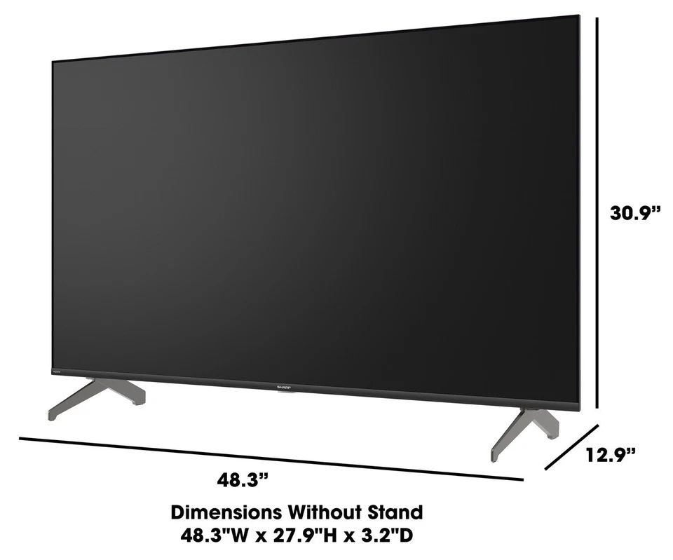 Smart Xumo TV Sharp 55" pulgadas AQUOS QLED 4K Ultra HD Foto 2 de 4