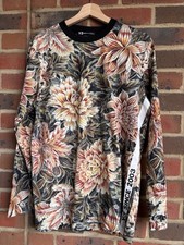 Yohji Yamamoto Y3 Floral Long Sleeve Blouse Size M Women's