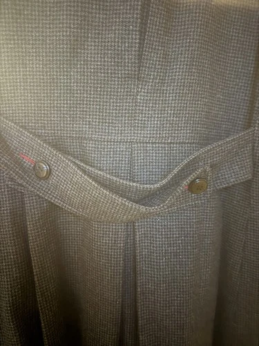 Halloween Replica Sherlock Holmes Overcoat Gray Houndstooth, Lined, Pockets, M image 5
