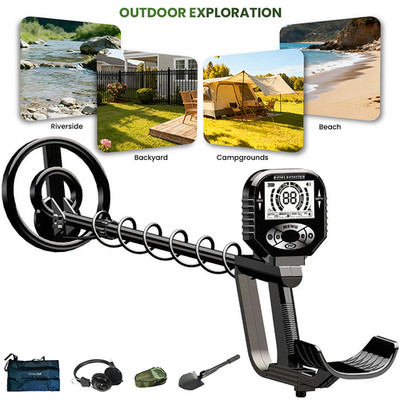 Waterproof Metal Detector Professional Rechargeable Gold Detector Coil Hunter
