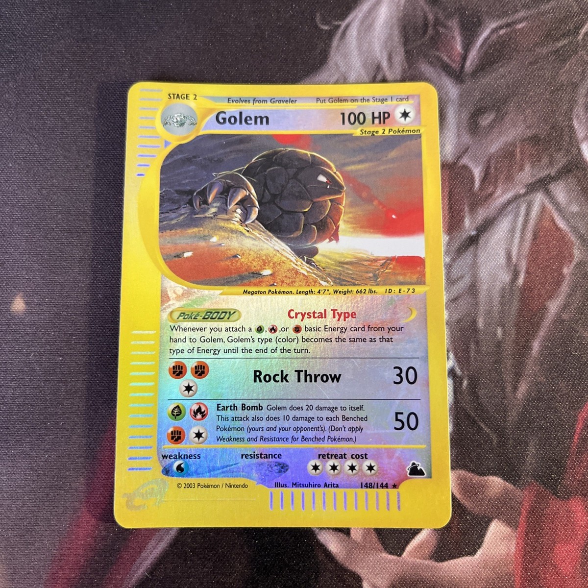 ポケモンカードゲーム　Golem　Crystal Type　英語版 Pokemon Crystal Golem - LP Reverse Holo - Skyridge (148/144) | eBay