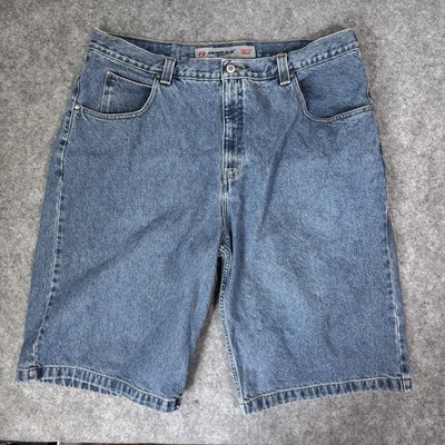 Anchor Blue Beyond Baggy Y2K Skater Grunge Shorts Jorts Size 40 Vintage 