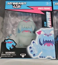 Moose Mr Beast Lab Glow Panther Vinyl Figure BRAND NEW