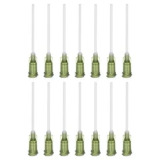 50Pcs 14G Dispensing Needles, 1.5" PTFE Glue Needle Tube Flexible Needle Olive
