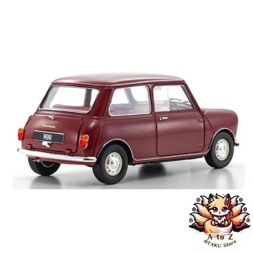 NUOVO prodotto finito Kyosho Original 1/18 Maurice Mini Mk.1 1959 rosso ciliegia - Immagine 2 di 4