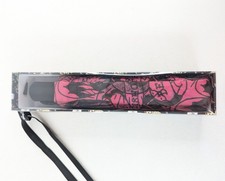Ed Hardy Hot Pink Tattoo Auto Open Close Compact Umbrella - NWT