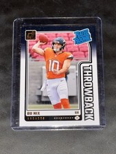 2024 Panini Donruss - Rated Rookies Throwbacks Bo Nix #46 (RC)