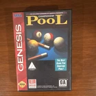 Championship Pool Sega Genesis 1993 Multiplayer Sports Pool Manual Included