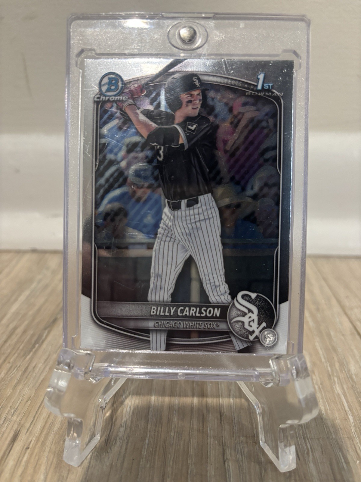 2025 Bowman Draft Chrome- Billy Carlson #BDC-10 (RC) 1st Bowman White Sox MINT