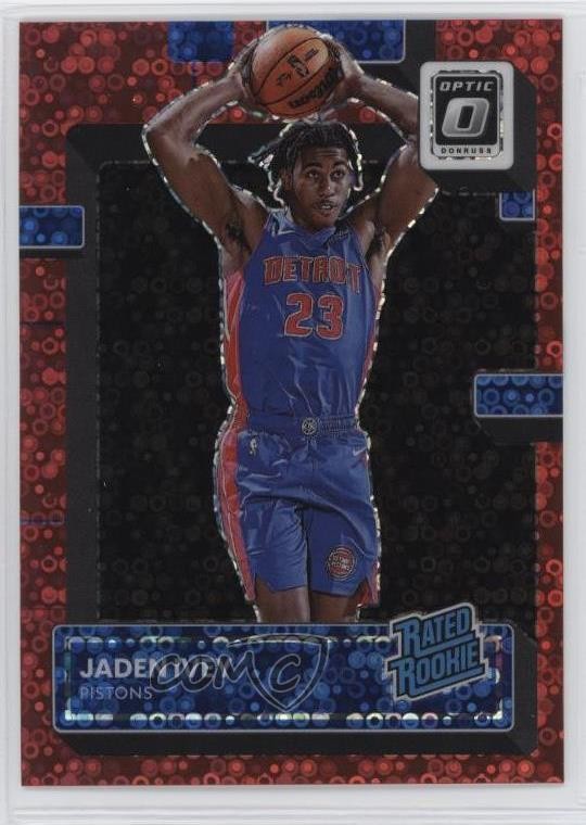 2022 Donruss Optic Rated Fast Break Red Prizm 5/75 Jaden Ivey #241 Rookie RC ko7