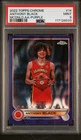 2022 Topps Chrome McDonald's All American Basketball Purple Refractor Anthony Black #14 PSA 9