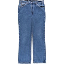 Vintage 90s Levi's Orange Tab Flare Cut Denim Pants Made in USA Men's