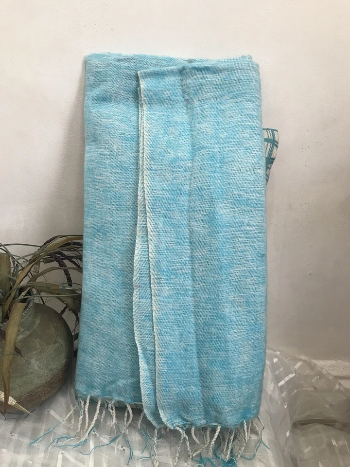 Himalayan Yak Wool Shawl Handmade Scarf hand loomed throws - Image 3 of 4