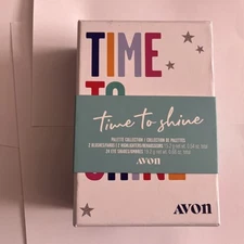Avon Time to Shine Palette Collection - Makeup, Eye, Face Palettes 3pc