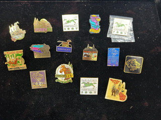 Vintage Kentucky Derby Horse Racing Pin Lot