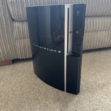 Sony PlayStation 3 PS3 Fat Console 80GB ? HDMI Fault ? Working via AV Cable