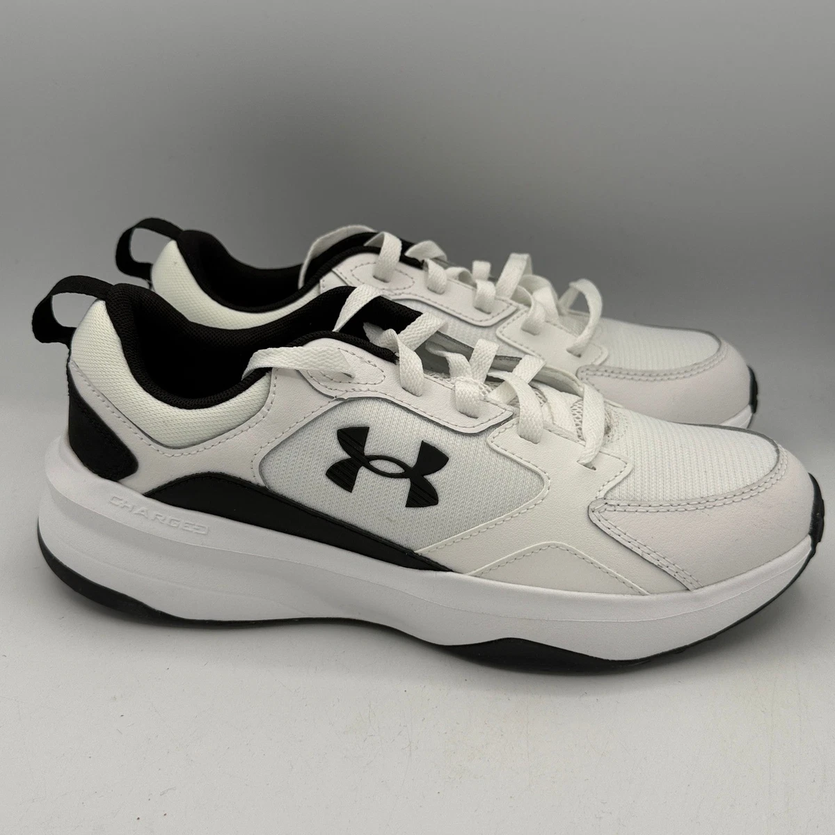 Under Armour Charged Edge Mens Training Shoes Sz 12 White Mesh Lace Up Sneakers Fitness shoes Under Armour UA Charged Edge - Top4Running.com main image 2