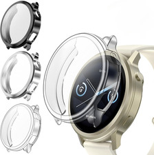 3 Packs Soft TPU Plated Screen Protector Case Cover For Garmin Venu 4 41mm/45mm