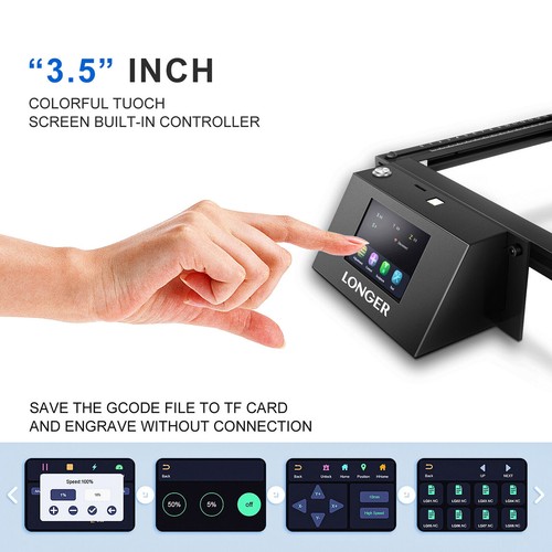 Longer RAY5 10W Laser Engraver Cutter Marker Engraving Marking Cutter US - Picture 11 of 12