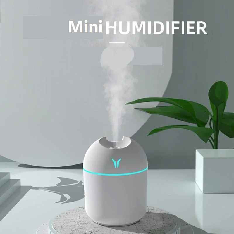 Humidificateur d'air de bureau silencieux pour éliminer l'air sec avec diffuseur de parfum USB
