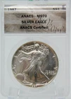1987 - ANACS  MS70 SILVER EAGLE  (BT1342)