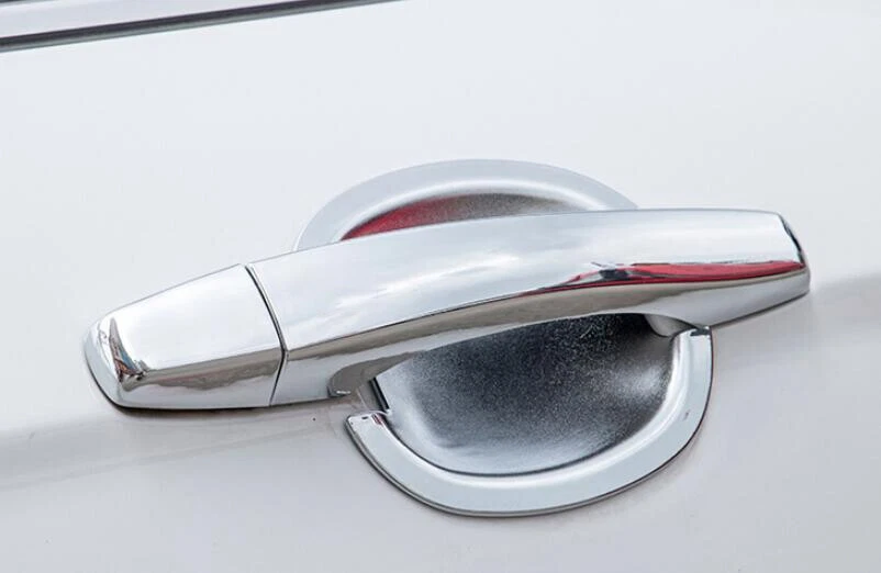 Cubierta de manija de taza de tazón de puerta cromado ABS para Volkswagen Jetta 2012-2017 2018 Foto 2 de 4