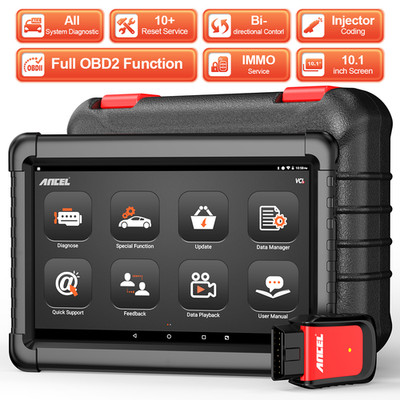 Ancel X6 All System Bi-directional OBD2 Scanner ABS BMS EPB DPF Diagnostic Tools