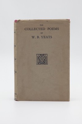 The Collected Poems of W.B. Yeats. Macmillan 1933, 1st Edition/5th Print (1939)