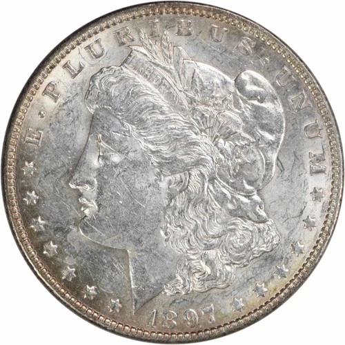 1897 Morgan Silver Dollar AU Uncertified #1205