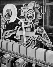 The Taper Boris Artzybasheff Surrealist Mechanical Art Print to Frame