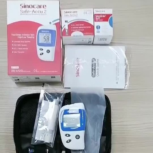 Blutzuckermessgerät Codefrei vollautomatisch hochblutzuckermessbar brandneu - Video 1 von 1