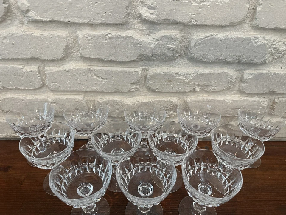 Cristal d'Arques Durand VERSAILLES Sherbet, Postre, Copas de Champán, Juego de 12 Foto 2 de 4