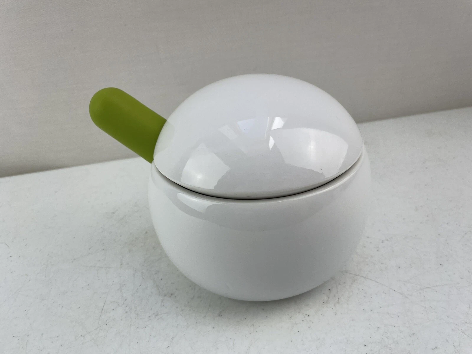 3 Piece JOSEPH JOSEPH Mortar And Pestle Set with Lid - Ceramic - VGC