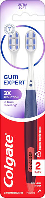 Colgate Gum Expert Ultra Soft Gum Toothbrush Pack, Extra Soft Toothbrush for Sen