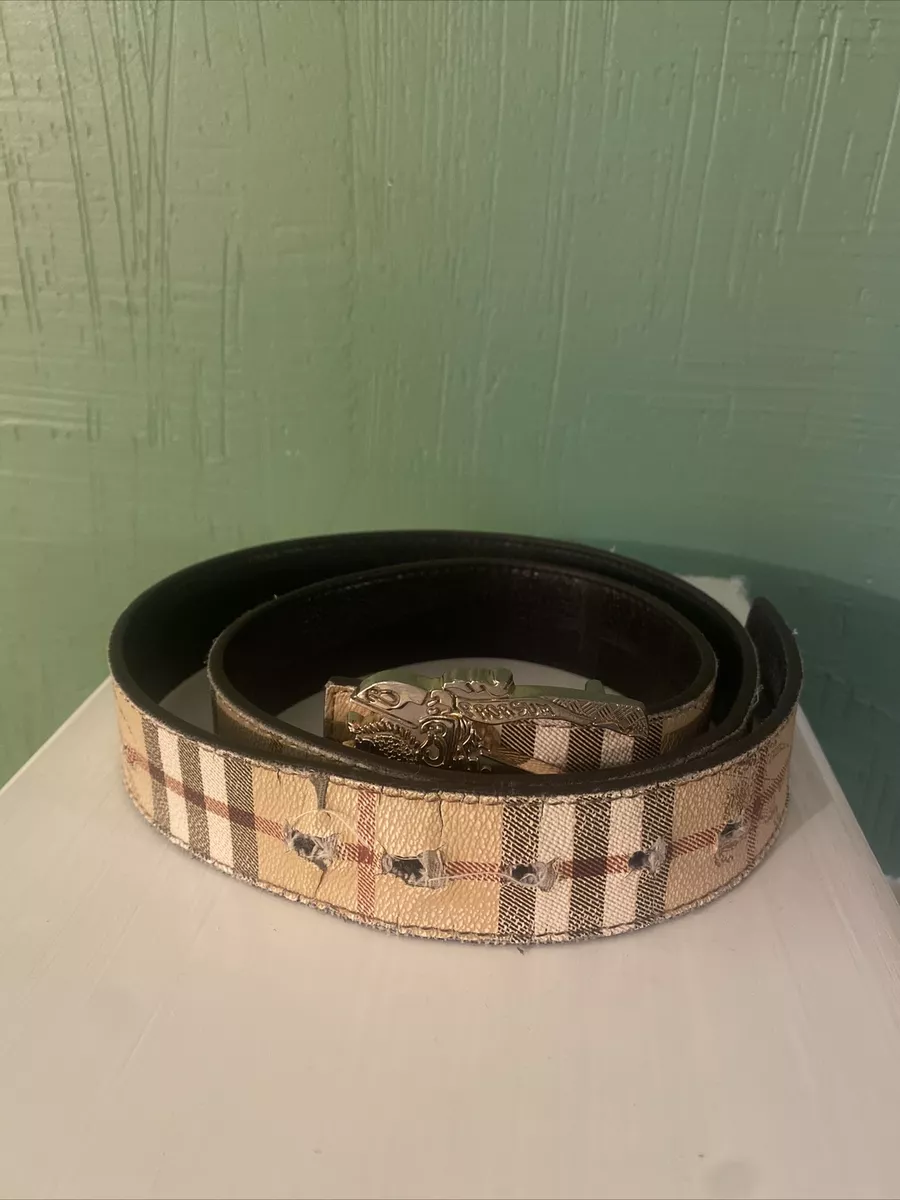 Burberry, Accessories, Burberry Authentic Horse Buckle Leather Belt