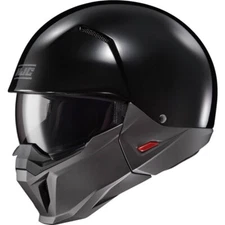 HJC i20 Modular Motorcycle Helmet | Black/Grey | DOT Certified