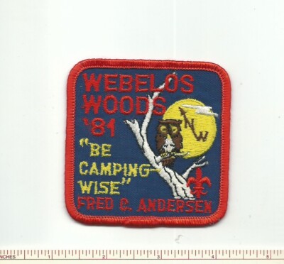 DY SCOUT BSA 1981 INDIANHEAD COUNCIL NORTHWEST WEBELOS WOODS MINNESOTA MERGED MN