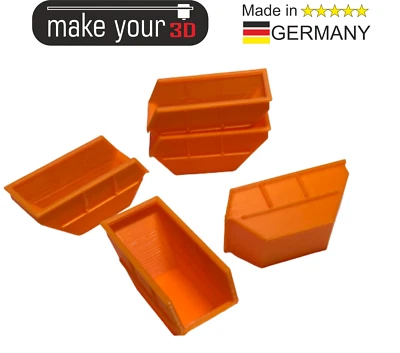 H0 Absetzcontainer / Absetzmulde 5 Stk. 1:87 Stapelbare Container