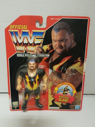 1993 Hasbro WWF Bam Bam Bigelow Factory Sealed NIP...